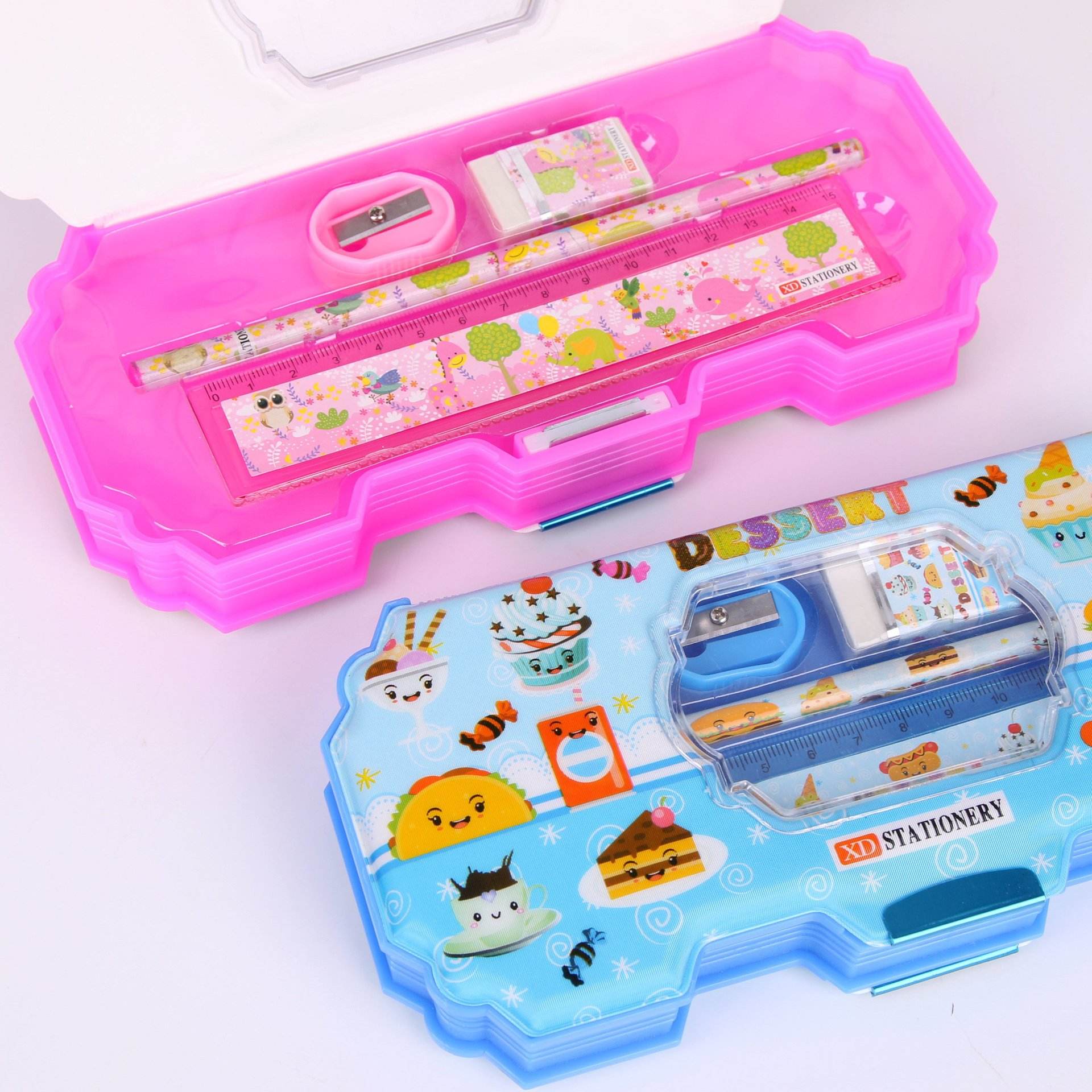 兒童禮物與文具批發(fā)的完美結(jié)合 馬口鐵鉛筆文具套裝禮盒的商機探索